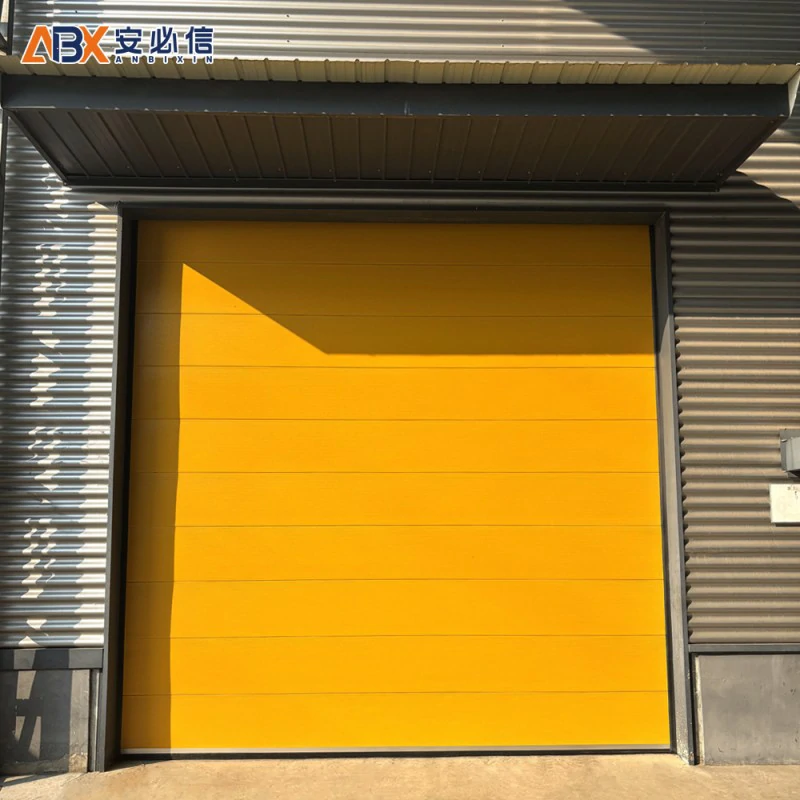 白银铝合金滑升门